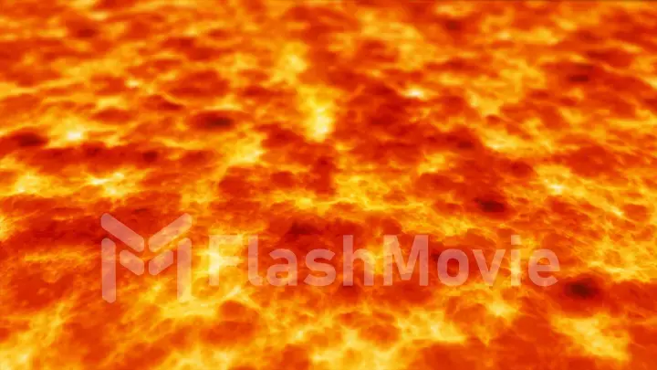 Abstract background of lava flowing, computer generated 3d illustration