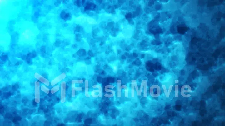 top view blue water caustics abstract background