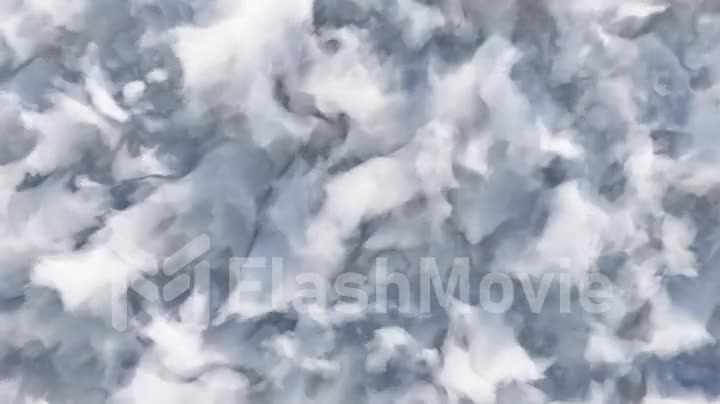 Abstract background of deforming cartoon clouds