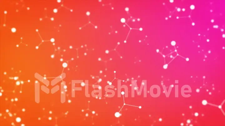 Beautiful abstract colored background from shapes