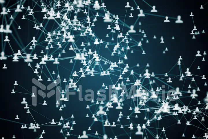 Network connections in social networks