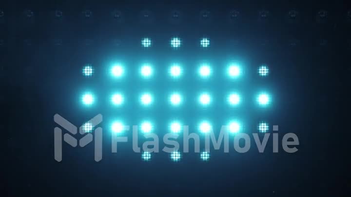 Flashing wall lights