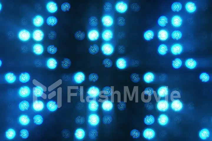 Flashing lights bulb spotlight flood lights arrow vj led wall stage led display blinking lights