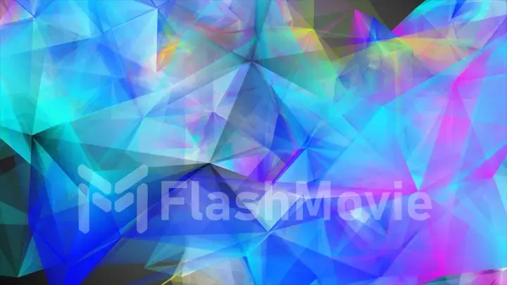 Light Multicolor polygonal illustration, which consist of triangles. Triangular pattern for your business design.