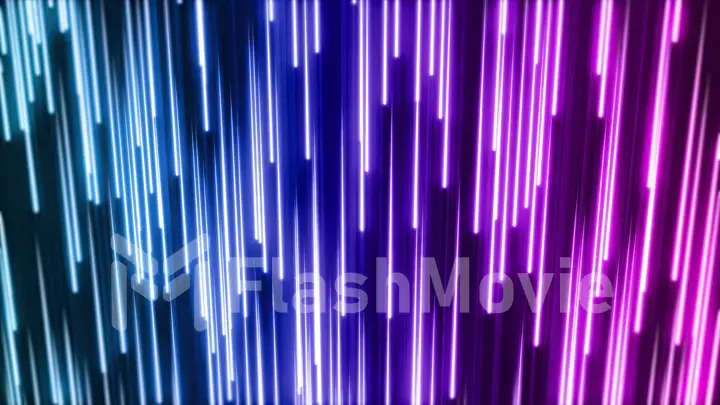 3d illustration retro colorful background of neon rays