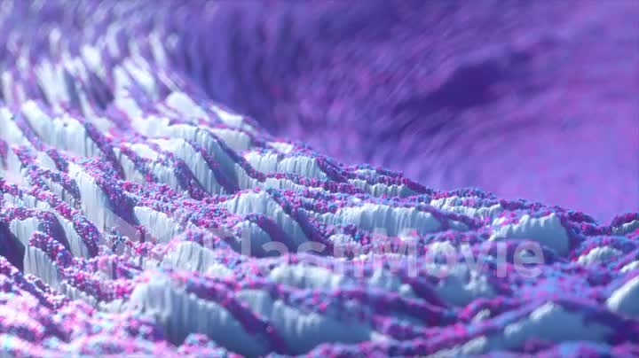 Abstract wave displacement surface