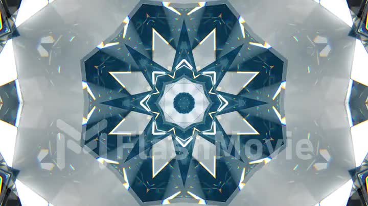 Sparkling abstract rotating diamond macro background
