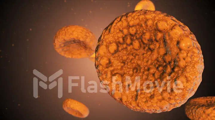 Realistic rendering of bacteria