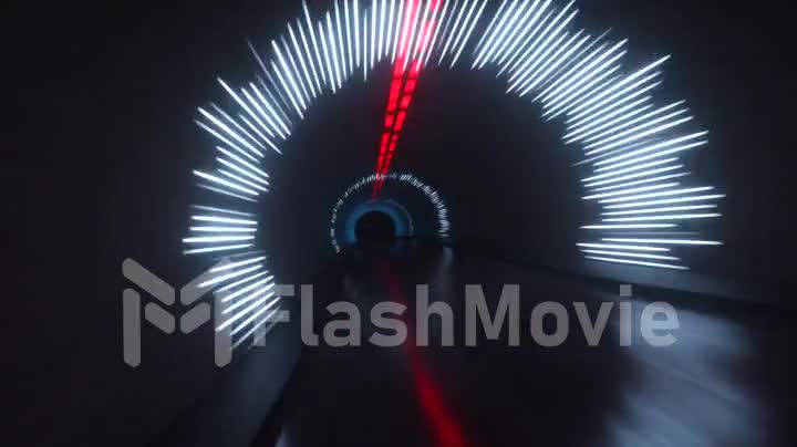 Ultra-fast abstract flight in a tunnel