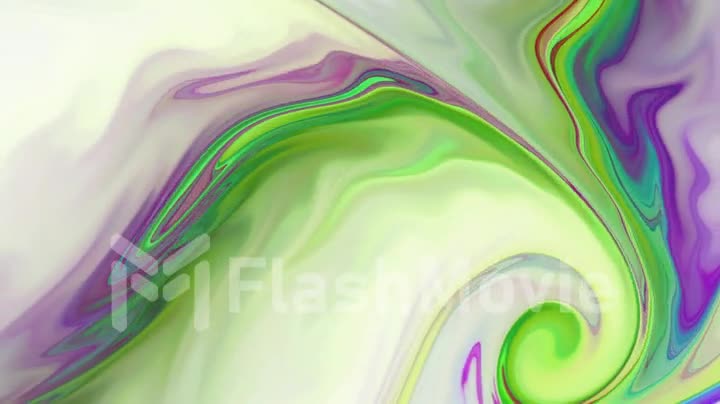 Abstract color moving background close up. Realistic 3d render
