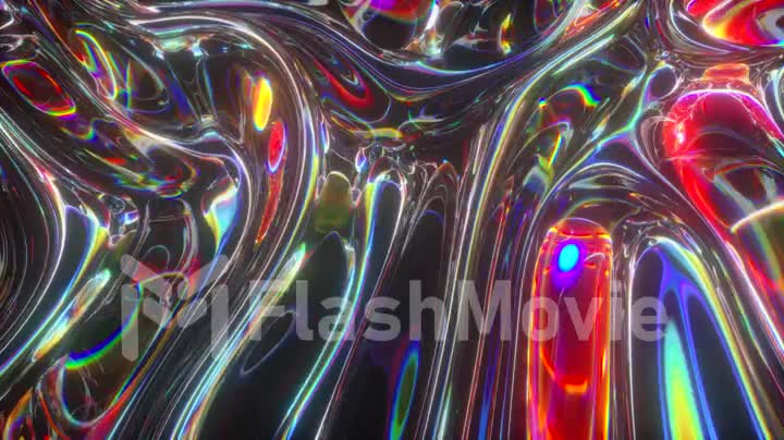 Colorful abstract animated background