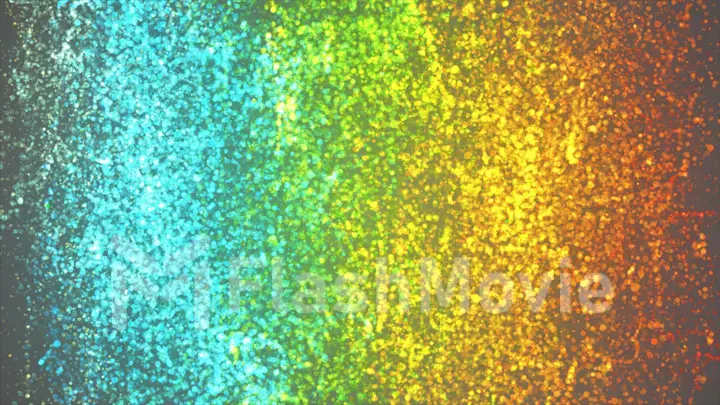 Dot and line consisting of radial abstract graphics.