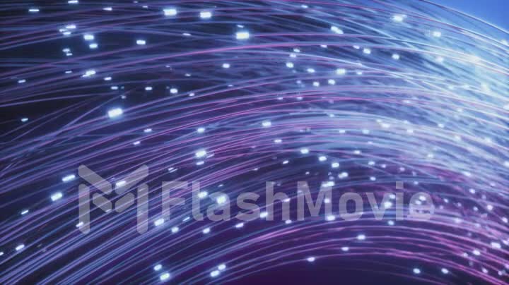 Digital data transmission via fiber optical fibers