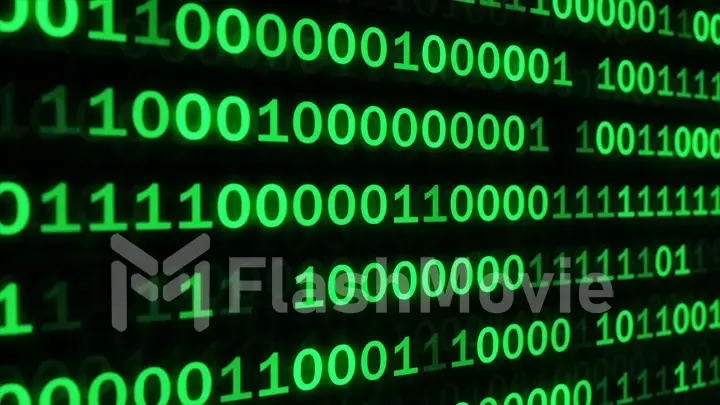 The green code made programming dark background