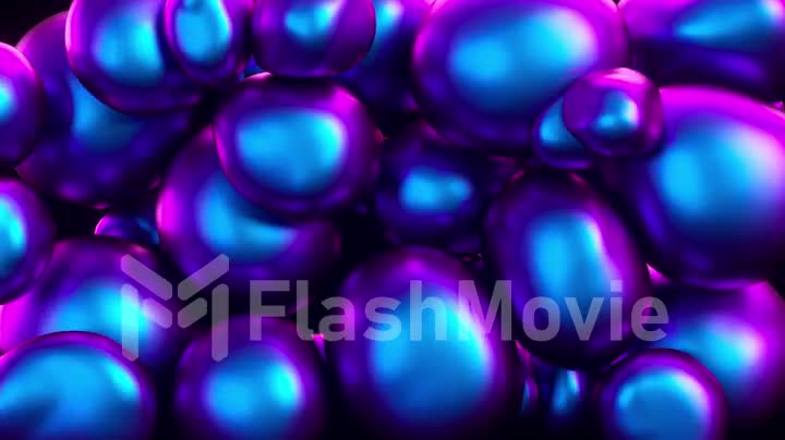 Abstract colorful squishy balls