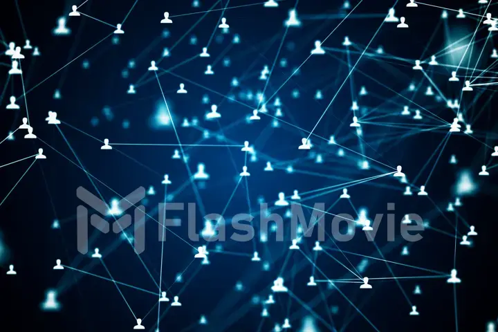 Network connections in social networks