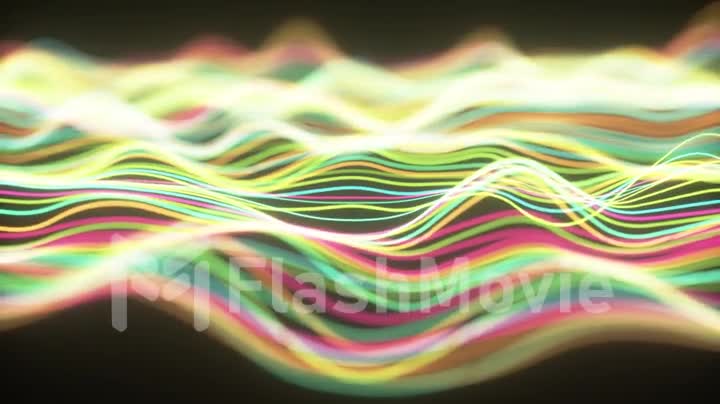 Abstract wave surface