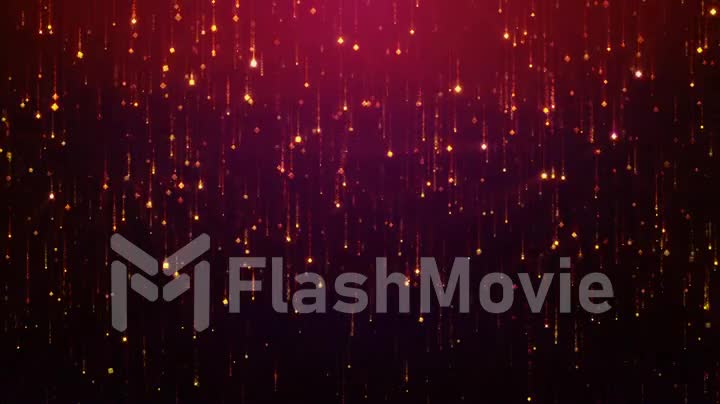 Seamless abstract falling sparkle rain glamor background for led screens