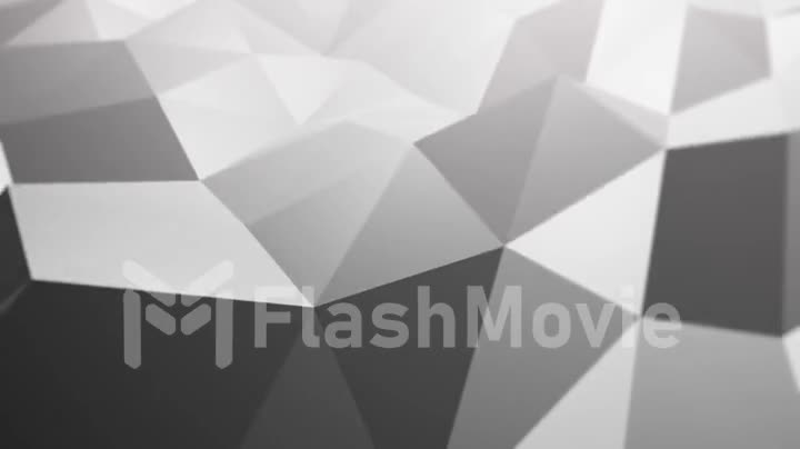 Smooth polygons waves perfect of slow motion polygon waves