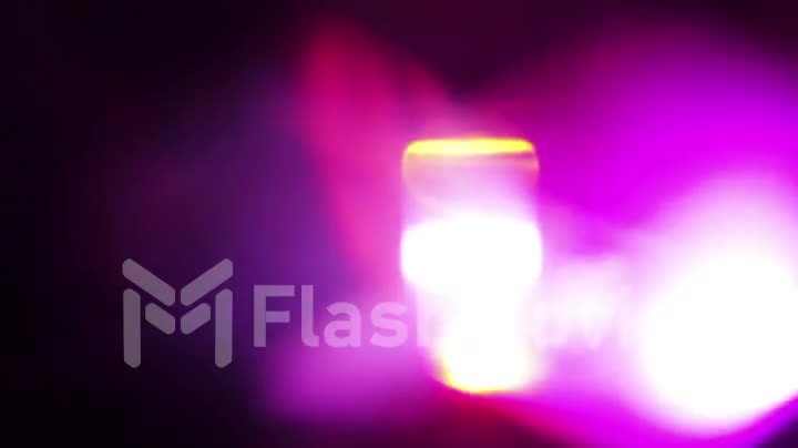 Abstract moving flashing concert light