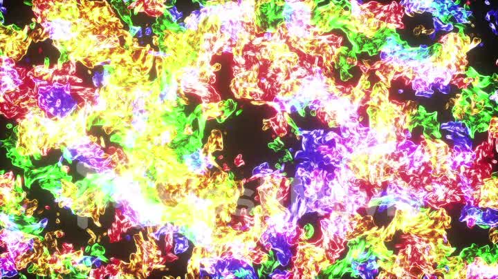 Multi-colored abstract energy texture