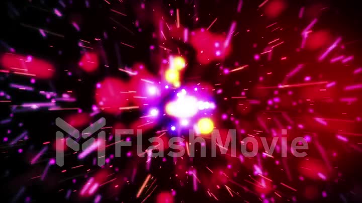 Particle explosion