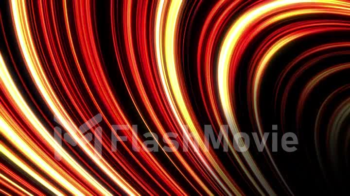 Abstract animated glowing gold background
