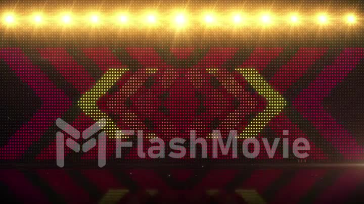 Yellow lights motion background