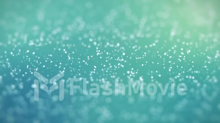 Abstract background with moving and flicker particles