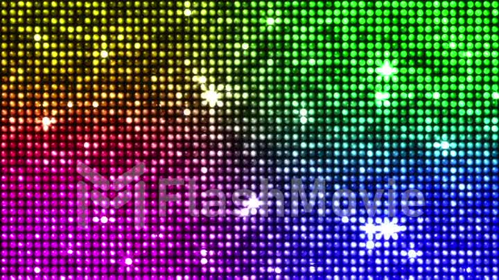 Colorful reflectors and sparkles seamless looping