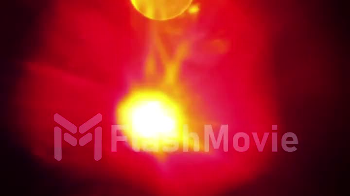 Abstract moving flashing concert light