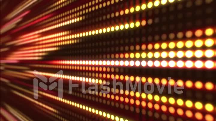Abstract motion background, yellow and orange light streaks.