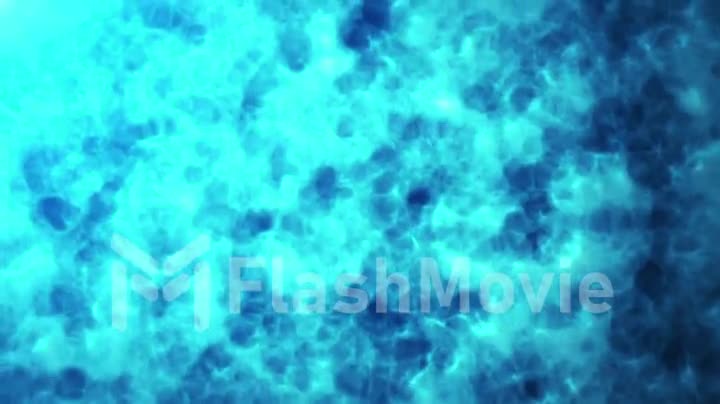Abstract blue water caustics