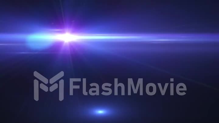 Flash light blue flare theme