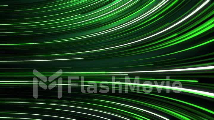 Abstract background with animation moving of lines for fiber optic network.